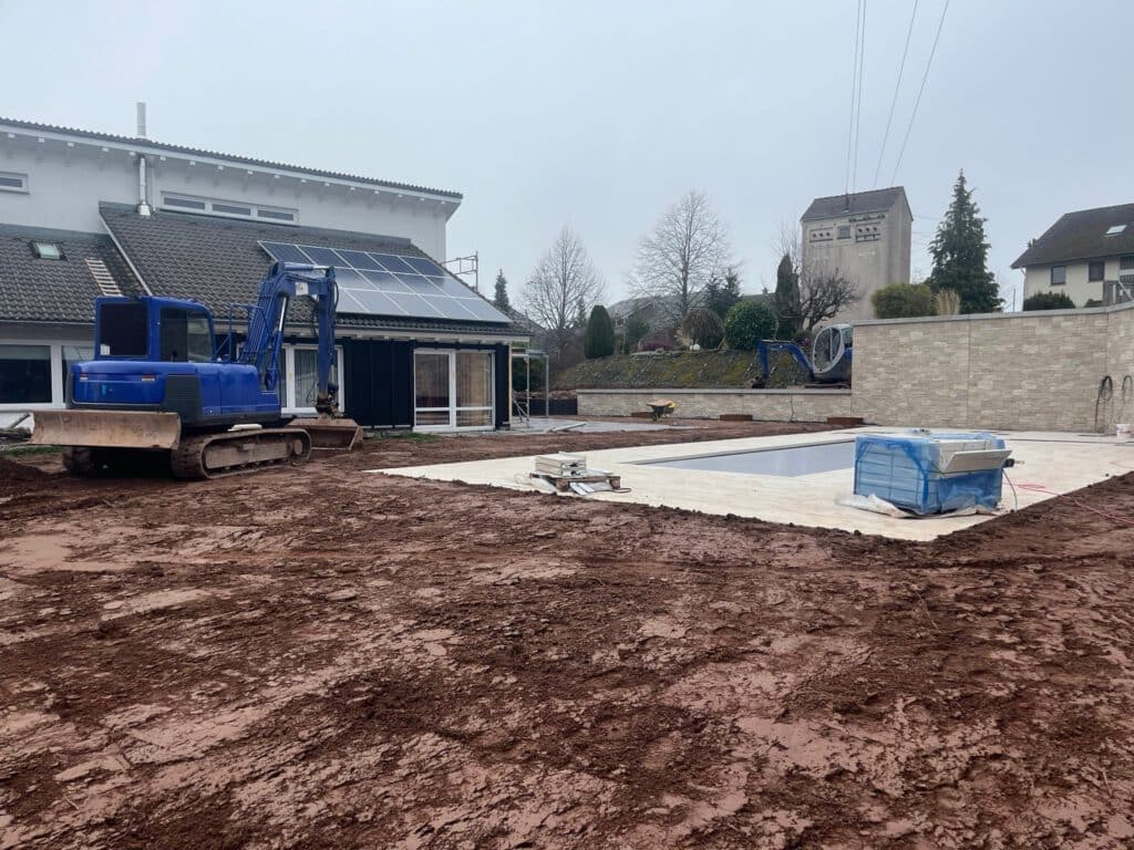 Außenanlage – Garten mit Pool
