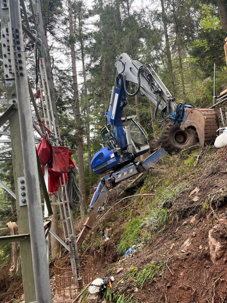 Mastfundamentsanierung